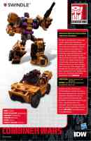 Generations - Swindle (Combiner Wars) - Package art