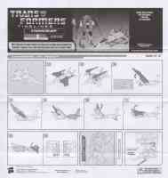 Timelines - G2 Starscream - Instructions