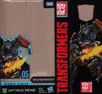 Studio Series - 05 Optimus Prime MV1 (Studio Series) - Package art