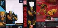 Studio Series - 70 Bumblebee (movie) B-127 (Cybertronian alt mode) - Package art