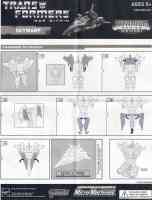 Titanium - Skywarp - War Within (6", SDCC - Hasbro Toy Shop exclusive) - Instructions