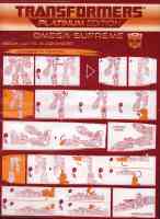 Platinum Edition - Omega Supreme (Year of the Snake) - Instructions