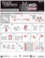 Movie ROTF - Sideswipe - Instructions